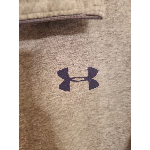 Under Armour Women's Gray Quarter Zip Pullover Size L - Picture 2 of 9